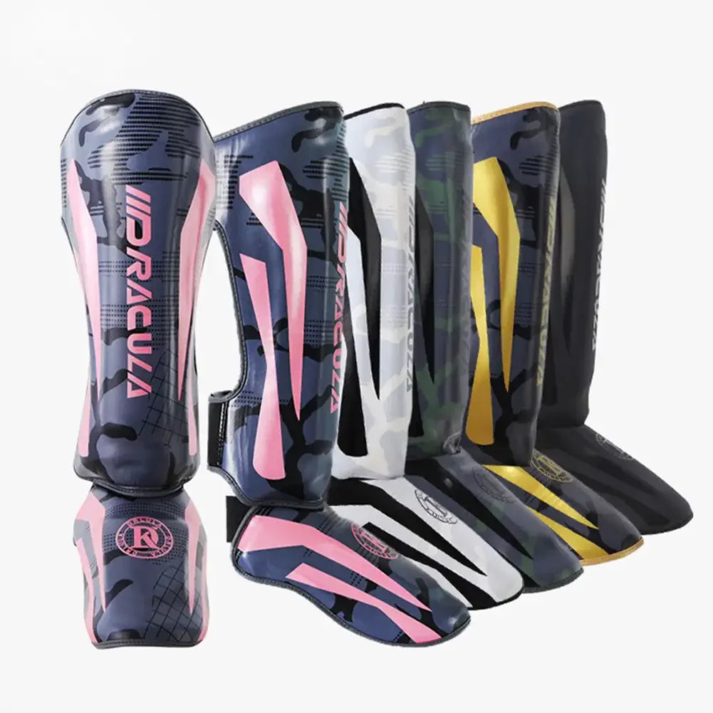 Protège-tibias Boxe & MMA en cuir - Confort & Sécurité
