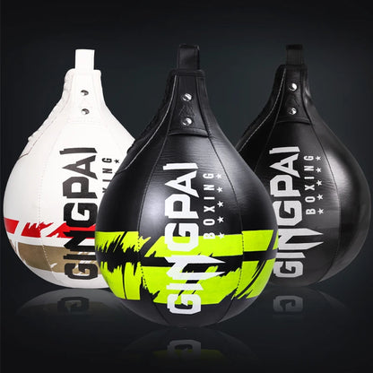 Fight Boxing Training Punching Bag Fitness Muay Thai Reaction Speed Ball Pear Inflatable Boxing Bag Equipment Accessories
