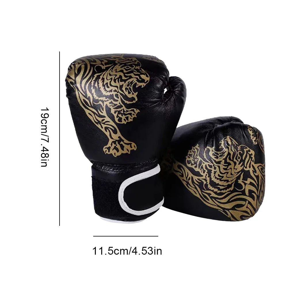 2pcs Kids Boxing Gloves PU Leather MMA Fighting Gloves Punching Bag Kickboxing Thai Gloves Professional for Kids Child Training