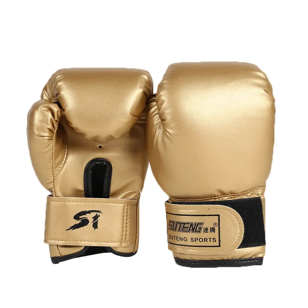 2pcs Kids Boxing Gloves PU Leather MMA Fighting Gloves Punching Bag Kickboxing Thai Gloves Professional for Kids Child Training