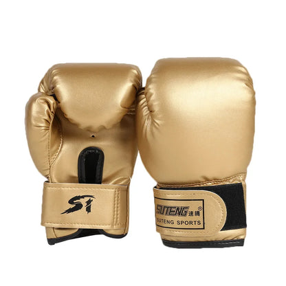 2pcs Kids Boxing Gloves PU Leather MMA Fighting Gloves Punching Bag Kickboxing Thai Gloves Professional for Kids Child Training