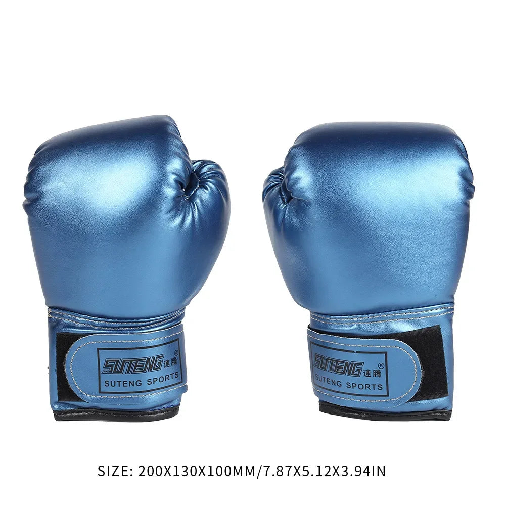 2pcs Kids Boxing Gloves PU Leather MMA Fighting Gloves Punching Bag Kickboxing Thai Gloves Professional for Kids Child Training