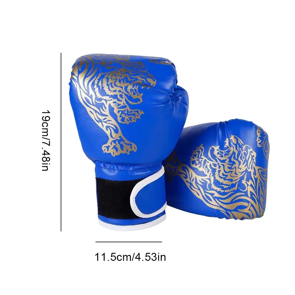 2pcs Kids Boxing Gloves PU Leather MMA Fighting Gloves Punching Bag Kickboxing Thai Gloves Professional for Kids Child Training