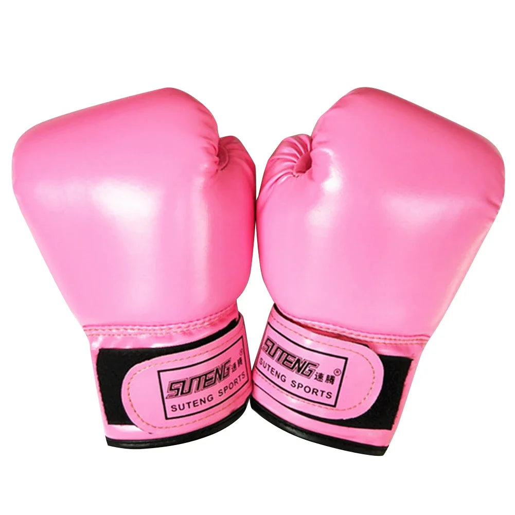 2pcs Kids Boxing Gloves PU Leather MMA Fighting Gloves Punching Bag Kickboxing Thai Gloves Professional for Kids Child Training