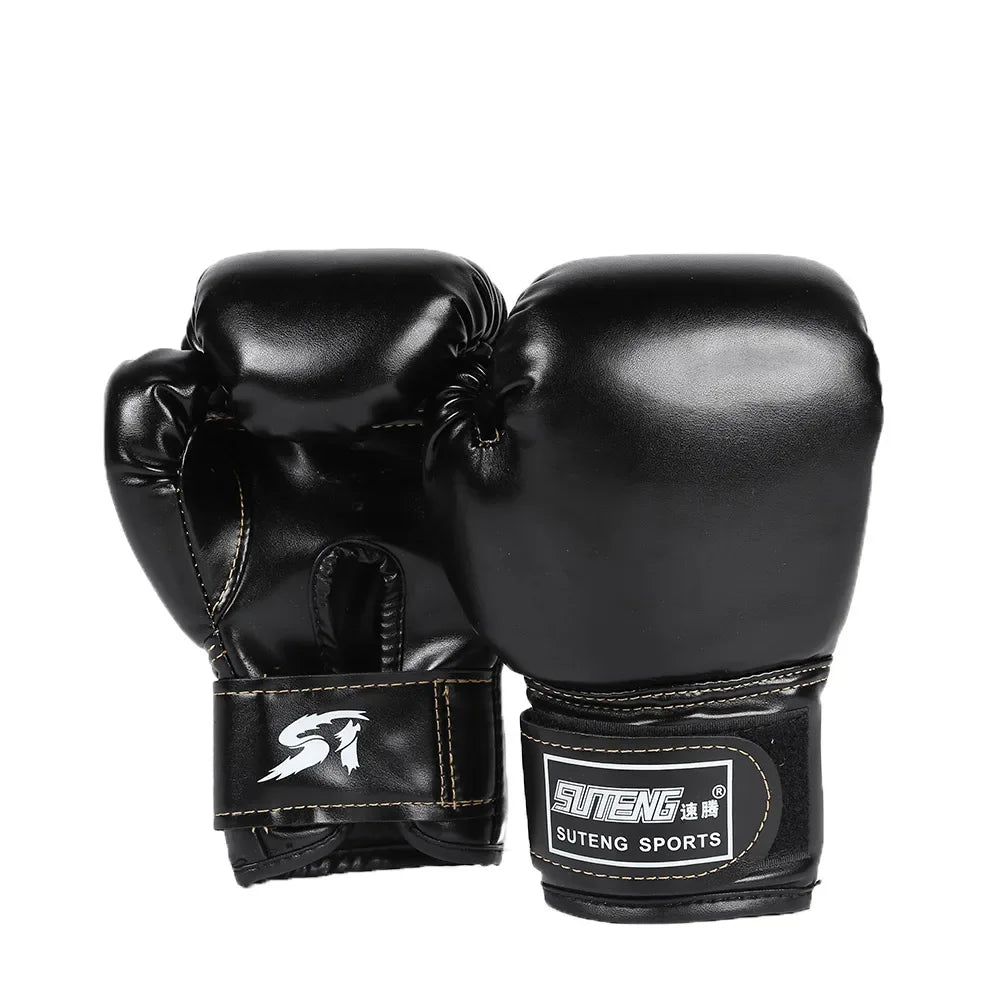 2pcs Kids Boxing Gloves PU Leather MMA Fighting Gloves Punching Bag Kickboxing Thai Gloves Professional for Kids Child Training