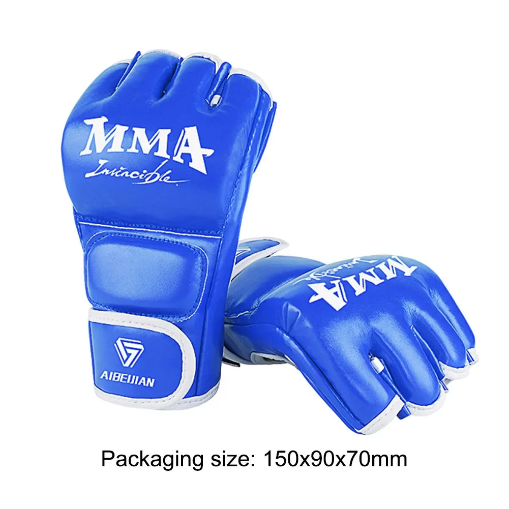 2pcs Kids Boxing Gloves PU Leather MMA Fighting Gloves Punching Bag Kickboxing Thai Gloves Professional for Kids Child Training
