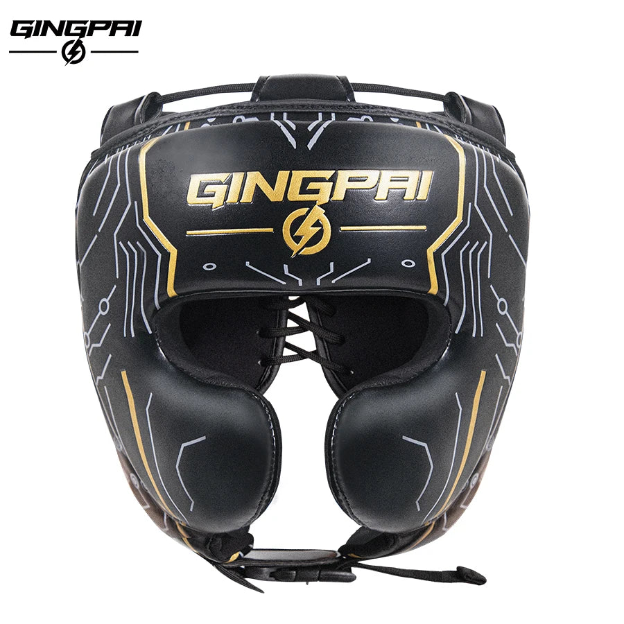 Professional Boxing Helmet Adult Boxing Head Cover Karate Head Gear Beam Closed Full Sanda Helmet Ear Protection