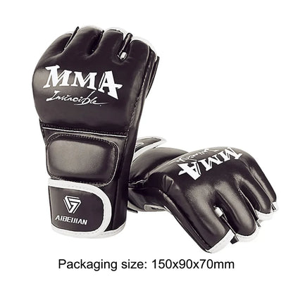 2pcs Kids Boxing Gloves PU Leather MMA Fighting Gloves Punching Bag Kickboxing Thai Gloves Professional for Kids Child Training
