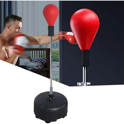 120-160cm Standing Punching Bag Height Adjustable Adult Standing Boxing Training Punching Ball