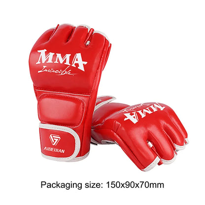 2pcs Kids Boxing Gloves PU Leather MMA Fighting Gloves Punching Bag Kickboxing Thai Gloves Professional for Kids Child Training