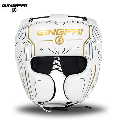 Professional Boxing Helmet Adult Boxing Head Cover Karate Head Gear Beam Closed Full Sanda Helmet Ear Protection